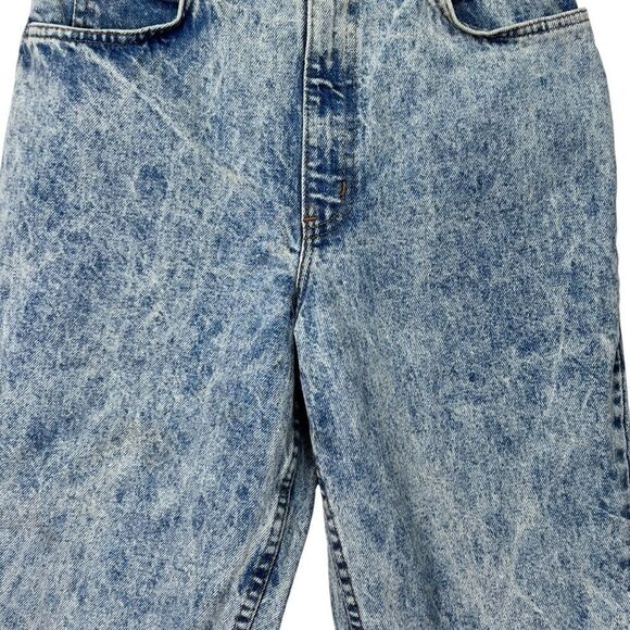 1980's acid wash Dirty Dancing brand bermuda high-waisted shorts 9/10 - Picture 8 of 15